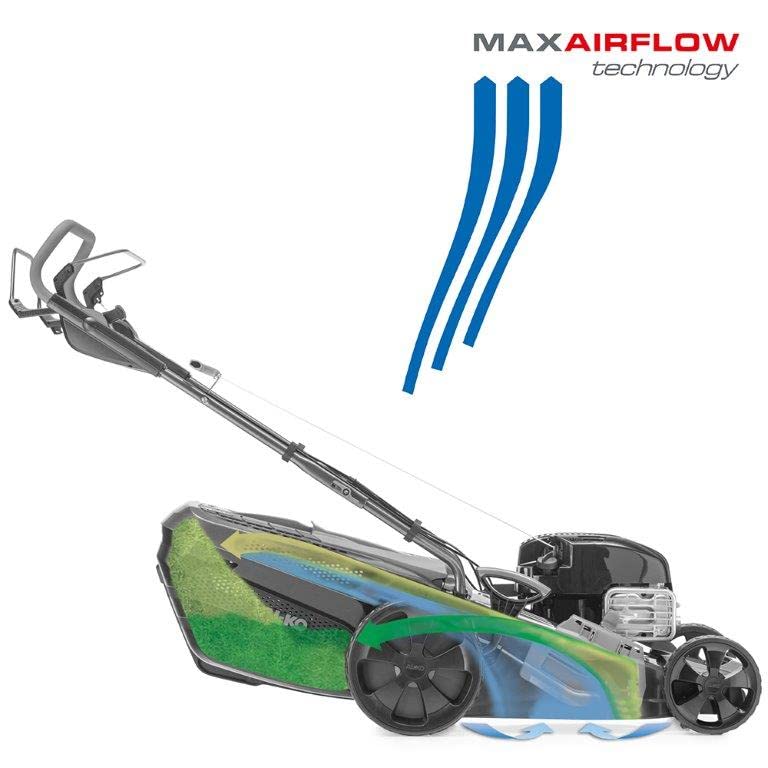 AL-KO Benzin-Rasenmäher Highline 51.9 SP-H, 51 cm, 3,2 kW, Radantrieb, zentrale Schnitthöhenverstellung, Mulch- & Seitenauswurf, bis 1800 m²