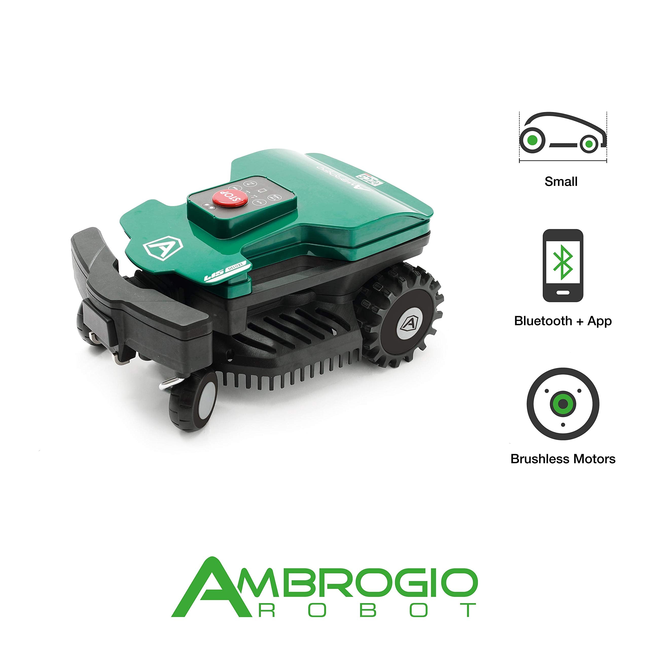 Ambrogio Robot AM015D0FAZ Rasenmäherroboter, Grün, bis 600 m²